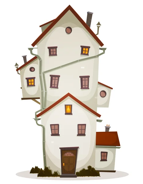 Lustiges großes Haus — Stockvektor
