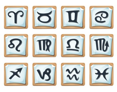 Zodyak işaretleri ve simgeler kümesi