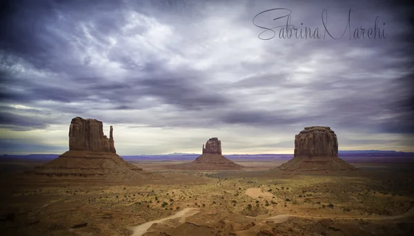 Monument Valley, desert canyon in USA — Stock Photo, Image