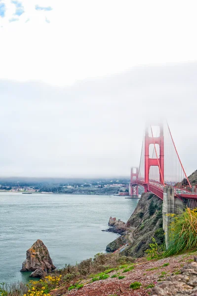 Famoso Golden Gate Bridge, San — Foto Stock