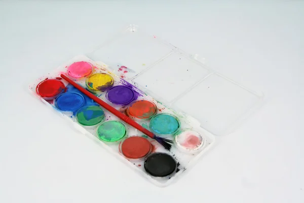 Water color set. Painting set. — Stock Photo, Image