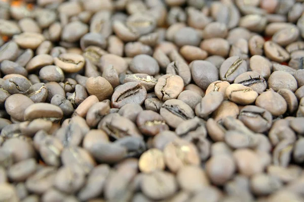 Geröstete Kaffeebohnen. Kaffeebohnen. — Stockfoto