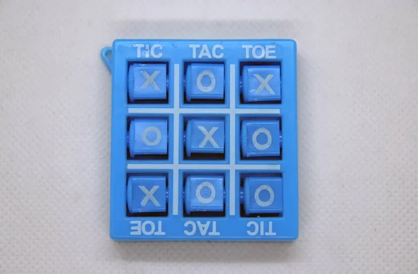 Παιχνίδι Tic Tac Toe Πλαστικό Παιδικό Παιχνίδι Κοινωνικό Παιχνίδι — Φωτογραφία Αρχείου