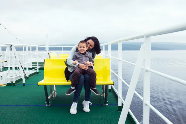 Em um ferryboat — Fotografia de Stock