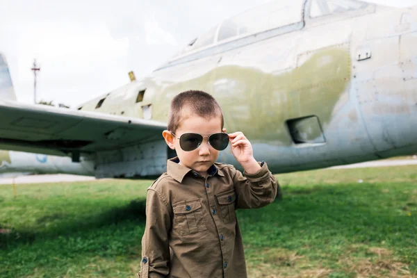 Cool liten pilot — Stockfoto