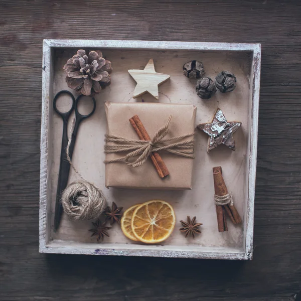 DIY Noel hediyeleri — Stok fotoğraf