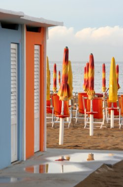 kapalı deniz yerleşim Pesaro, İtalya