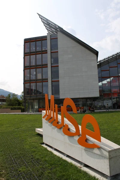 Muse Museo Della Scienza Bambini Trento Trentino Alto Adige Italia — Foto Stock