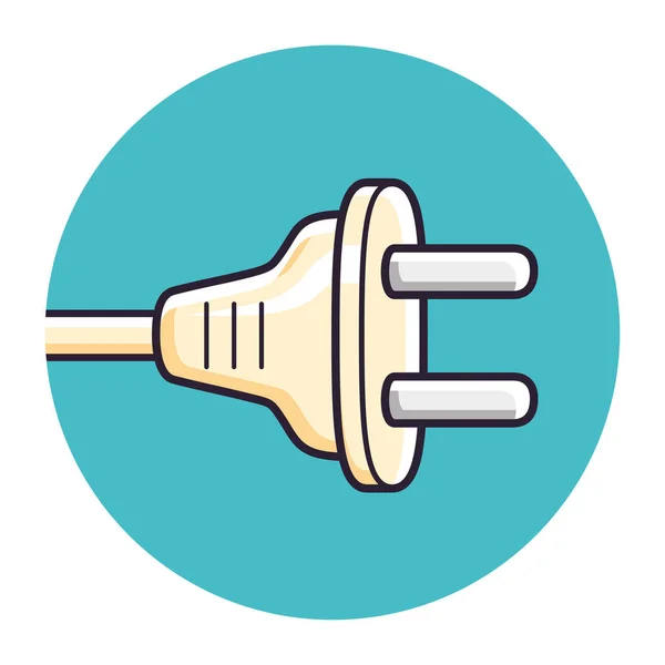 Power Plug Icon — 스톡 벡터