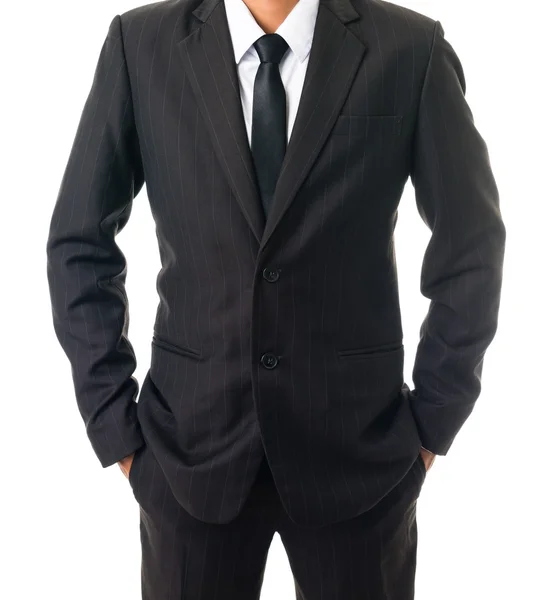 Beyaz arka planda iş adamı