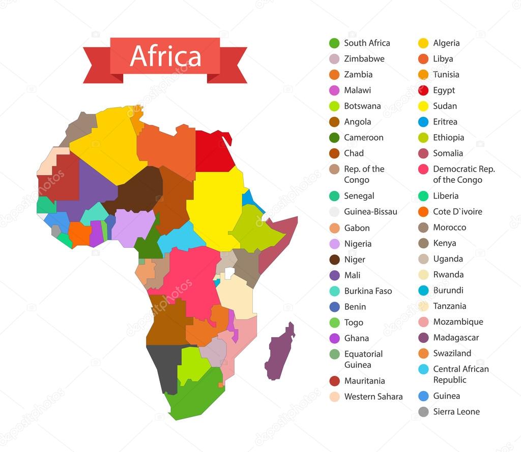 World Map Template With Countries from st2.depositphotos.com