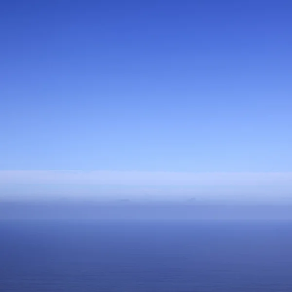 Połacie błękitne morze i niebo ocean Atlantycki z Teneryfy — Zdjęcie stockowe