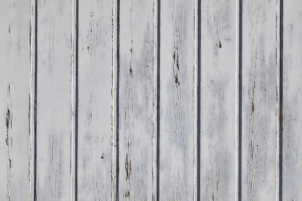 Parte horizontal de valla de madera o pared con viejo gris bladdered —  Fotos de Stock