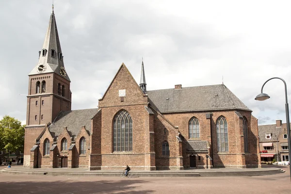 Starý kostel na markt ve wageningen — Stock fotografie