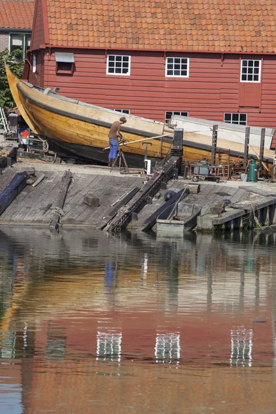 Old shipyard in the village of Spakenburg — Stock Photo, Image