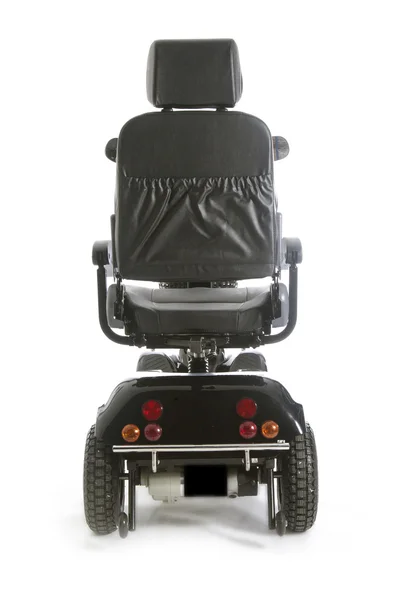 Black motorized mobility scooter fot elderly people — Stock Photo, Image