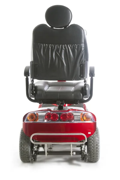 Scooter rojo de movilidad motorizada para personas mayores — Foto de Stock