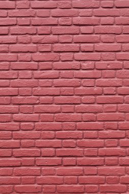 kırmızı boyalı tuğla duvar parçası