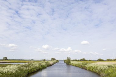 kanaal naar randmeer bij bunschoten spakenburg