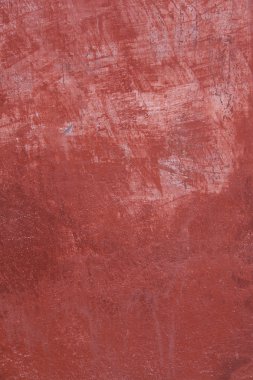 Kırmızı alçı duvar parçası desen