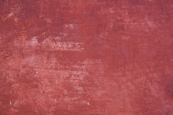 Pattern on part of wall with red plaster — Stock Photo, Image