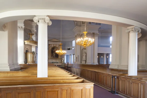 Helsingfors domkirke interiør – stockfoto