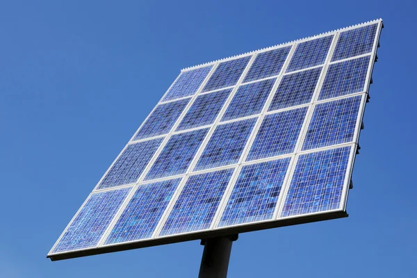 Solar panels and blue sky — Stock Photo, Image