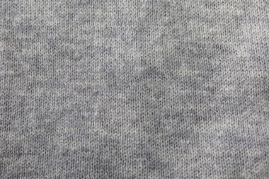 Gri örgü kumaş dokusu. Geçmişi. Metin için boşluk.