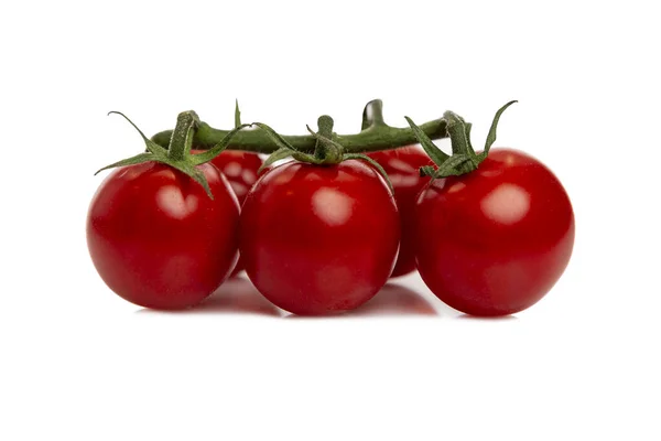Tomat Ceri Pada Dahan Produk Yang Matang Vitamin Dan Kesehatan — Stok Foto