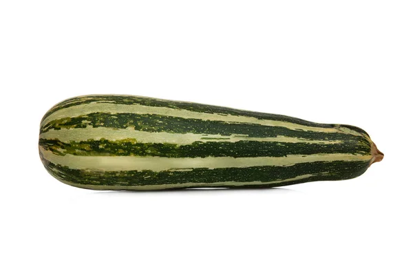 Zucchine Strisce Verdi Raccolta Autunnale Salute Vitamine Dalla Natura Isolato — Foto Stock