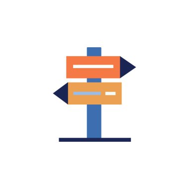 yön işareti Renkli Simge