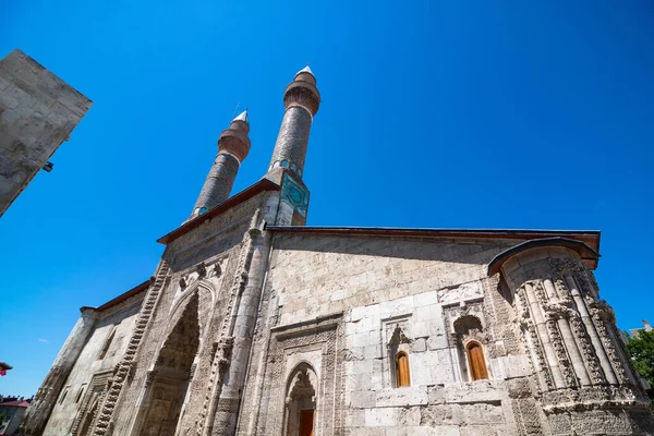 Cifte Minareli Medrese Alias Twin Minarets Madrasa Sivas Turkey Seljuk — Stockfoto