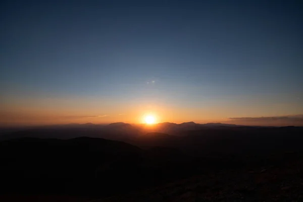Sunset Hills Mount Nemrut — Stock Photo, Image