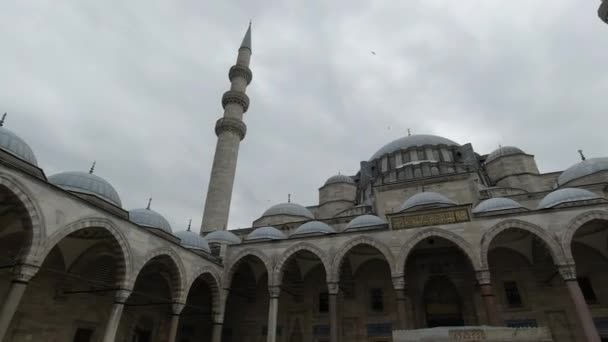 Suleymaniye Moskee in Istanbul — Stockvideo
