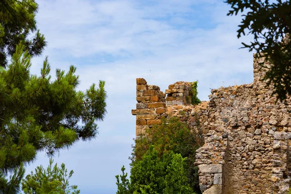 Syedra Oude Stadsruïnes Alanya Turkije Syedra Ruïnes Romeinse Havenstad Ruïnes — Stockfoto