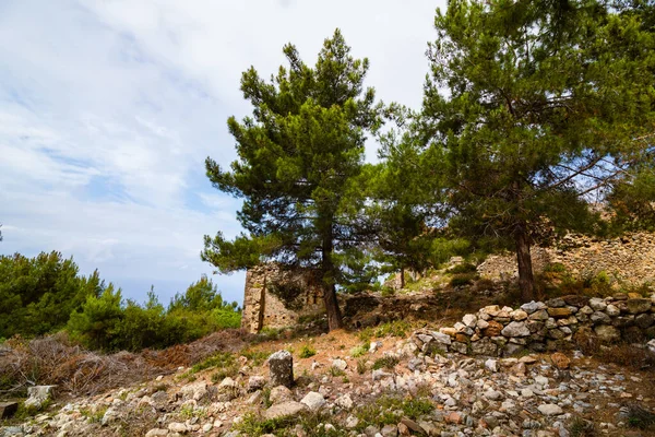 Syedra Ancient City Ruins Alanya Antalya Turkey Syedra Ruins Roman — Stock Photo, Image