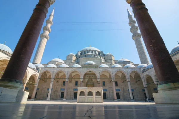 Mezquita Suleymaniye Estambul Arquitectura Otomana Ramadán Iftar Laylat Qadr Foto — Foto de Stock