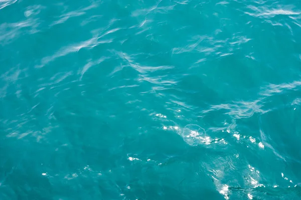 绿松石波浪形海背景 海洋纹理 摘要海底背景照片 旅行主题 — 图库照片