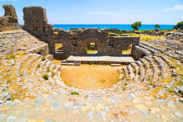 Anamur Mersin 'deki Anemurium Antik Kenti Odeonu