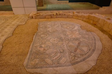 Zeugma antik şehir mozaikleri Zeugma Mozaik Müzesi 'nde sergilendi. Gaziantep Türkiye - 6.24.2025