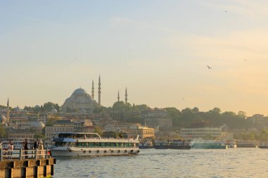 Süleyman Camii ve İstanbul şehir manzarası. İstanbul Türkiye - 5.23.2025