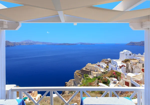 Ostrov Santorini v řečtině — Stock fotografie