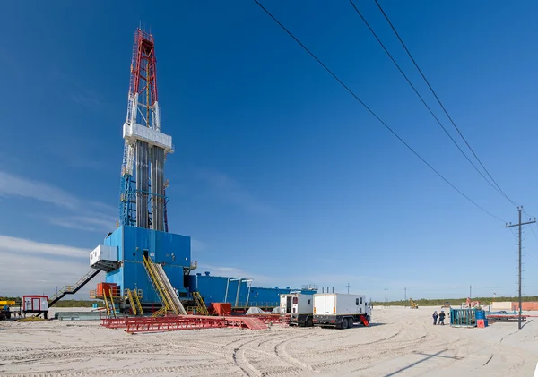 石油和天然气生产 图库图片