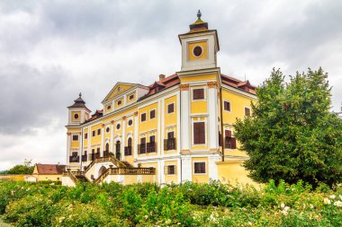 Güney Moravya 'da Barok Şatosu Milotice, Çek Cumhuriyeti, Avrupa.