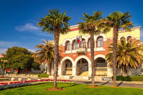 Porec kasabası, Hırvatistan ve Avrupa 'daki binaların mimarisi.