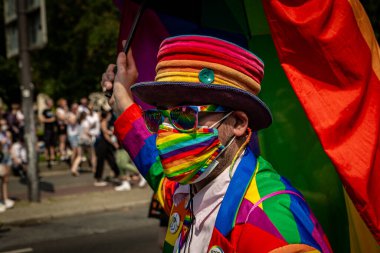 Berlin, Almanya - 24 Temmuz 2021: Christopher Caddesi Günü