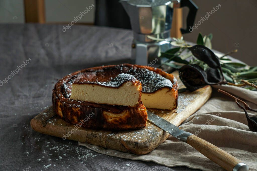 Pastel de queso quemado vasco de San Sebastián, Delicioso pastel casero