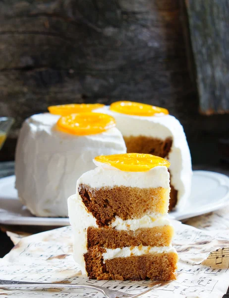 Torta miele-arancia — Foto Stock