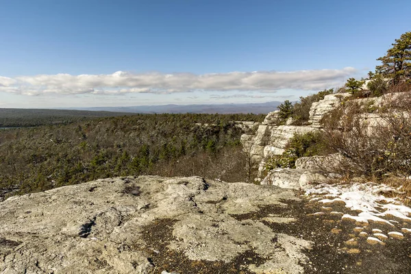 Viewpoint Castle Point Carriage Path Lake Minnewaska State Park Preserve — Stock Photo, Image