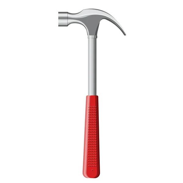 Claw hammer. vectorillustratie — Stockvector